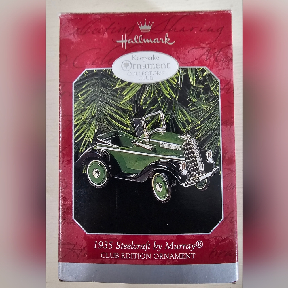 Hallmark Keepsake Ornament 1935 Steelcraft By Murray